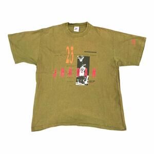 1991 Michael Jordan T Shirt Medium Single Stitch Grey Tag Bulls